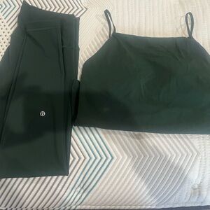 Lululemon wonderunder top and bottom set